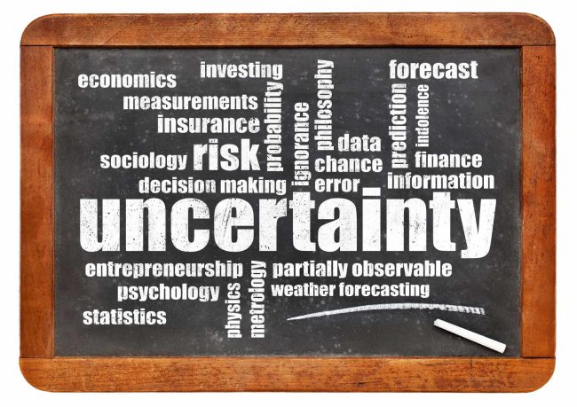 uncertainty and risk word cloud Unnerving Headlines: This is Why We Diversify