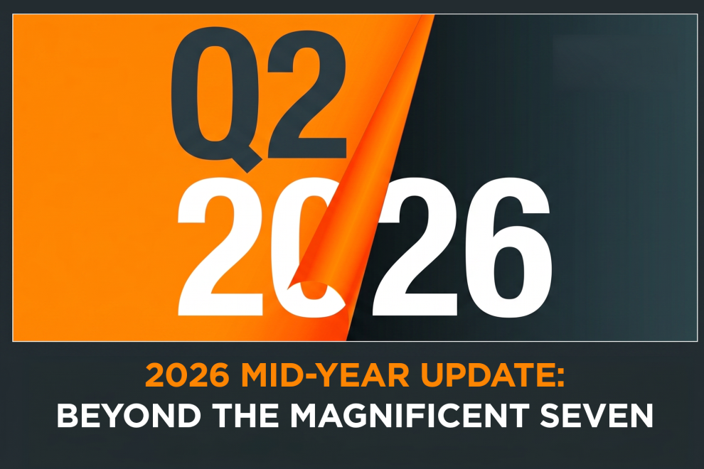 Graphic-for-Blog-Post–Q2-Report Decorative graphic titled Q2 2026 Mid-Year Update: Beyond the Magnificent Seven